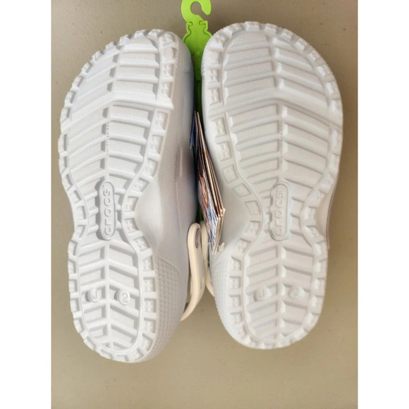 NEW Crocs Disney Slippers Frozen Lined Clogs Elsa Shoes for Girls/Boys Size J2 - Picture 6 of 11